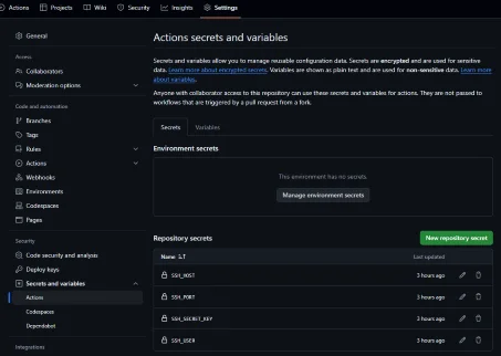 Github_Actions_環境変数